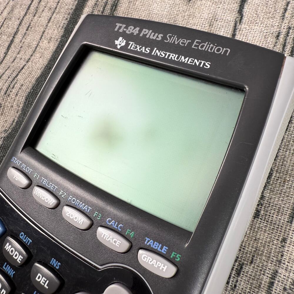 Texas Instruments TI-84 Plus Silver Edition Graphing Calculator - Tested Working - Picture 4 of 11